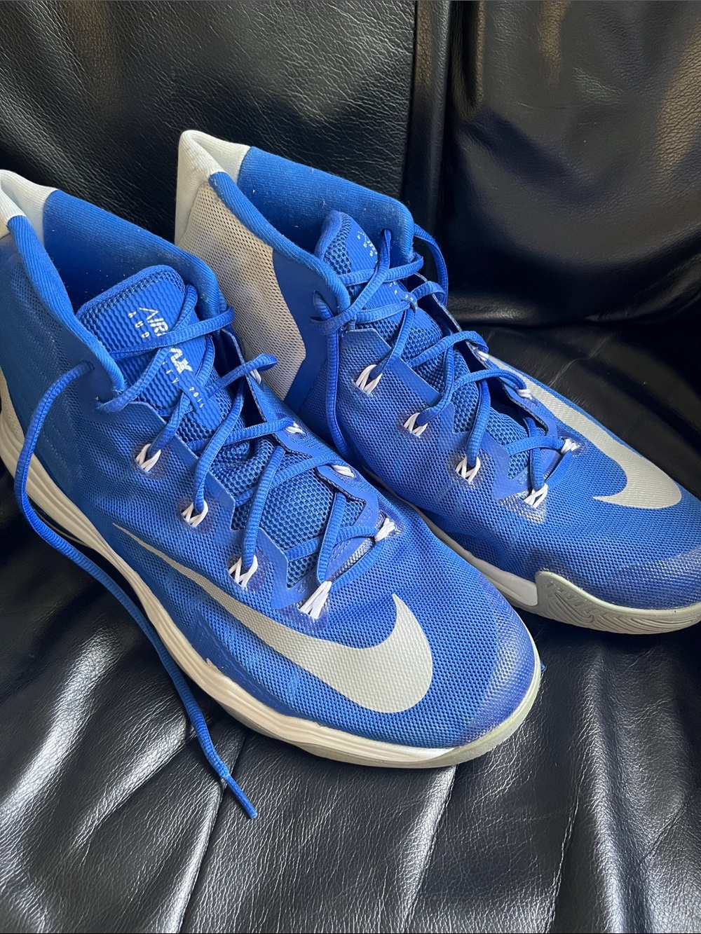 Nike Men's Royal Blue AirMac Audacity 2016 Basketball Sneakers size 13